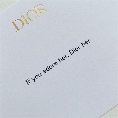 If You Adore Her Dior Her Lyrics 